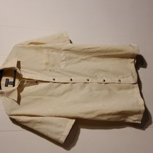 Van Heusen Tropical short sleeve button down medium